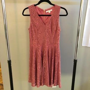 Light Pink Francesca’s Lace Dress